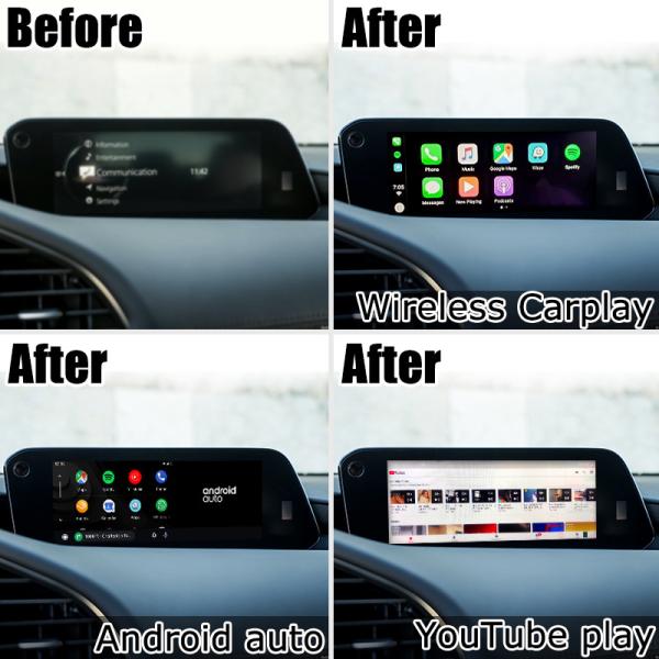 Caixa da navegação de Android GPS para Mazda 3 2019 para apresentar a opção carplay