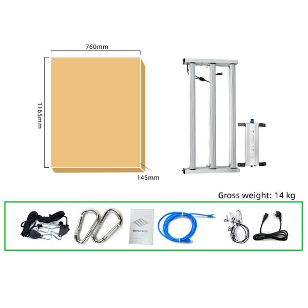 Plant LED Grow Light 720W Plein spectre Ferme commerciale hydroponique à l' intérieur pour le piment de tomate à la fraise