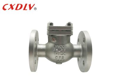A flange CF8 termina uma válvula de verificação do balanço da maneira DN300