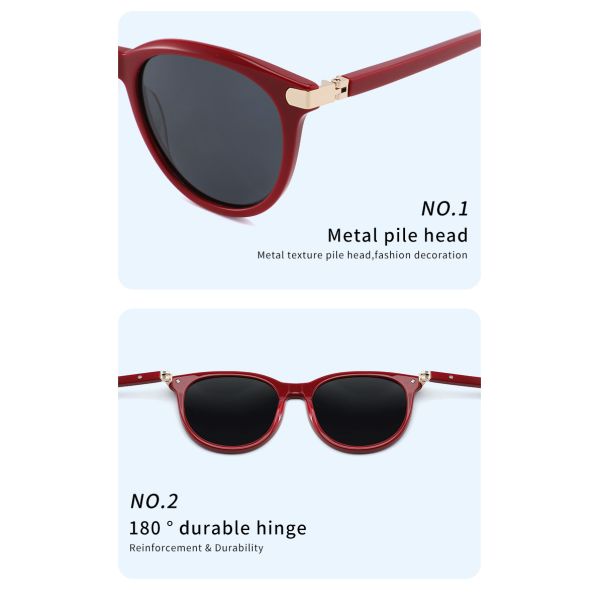 Солнечные очки ацетата людей защиты UV400 поляризовывали Unisex тени ацетата