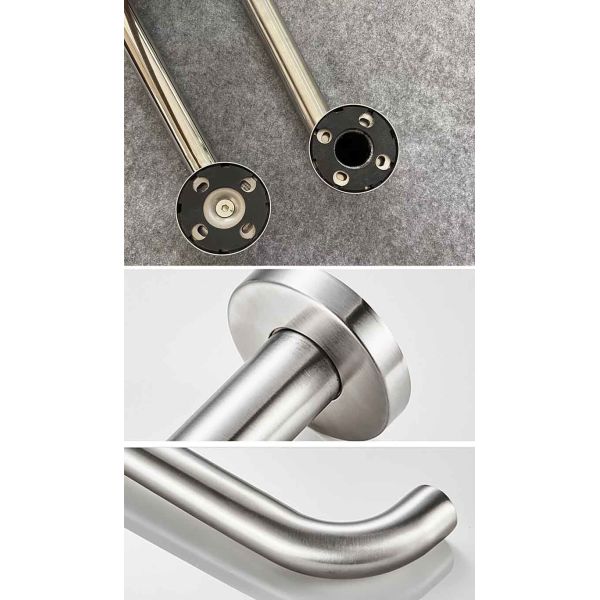 Non Slip Shower Stainless Steel Grab Bar 22 Inch U Shaped With Mirror Polishing