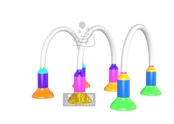Outdoor Water Amusement Park Water Play For Kids Fiberglass Spray