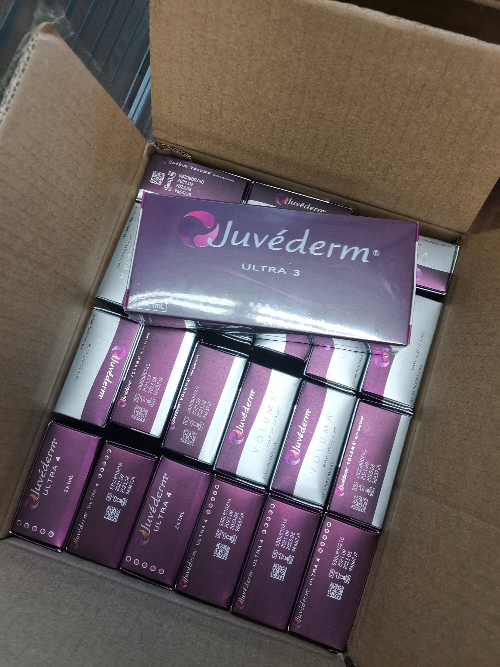 2 мл Juvederm кожный наполнитель для увеличения подбородка гиалуроновая кислота наполнители для носа 24 мг / мл