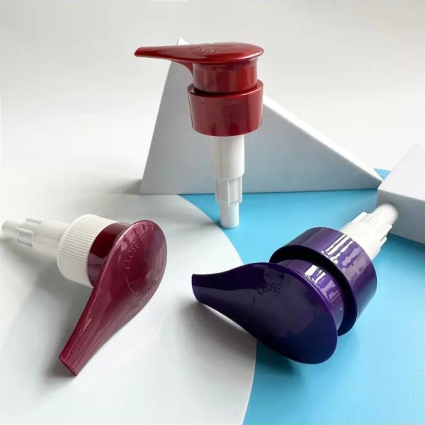 32mm 32/400 Dispenser Shampoo Loção de plástico de bomba para cuidados pessoais de luxo Não derramamento