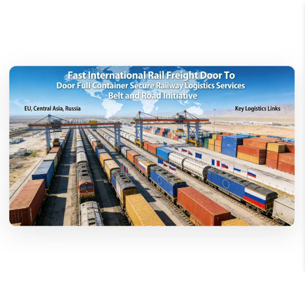 Door To Door FCL Railway Freight Service Real Time Tracking For Rail Logistics