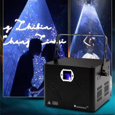 10w Rgb Laser Light Animation Beam Laser Projector Laser Show For Party Disco Wedding Round Circle