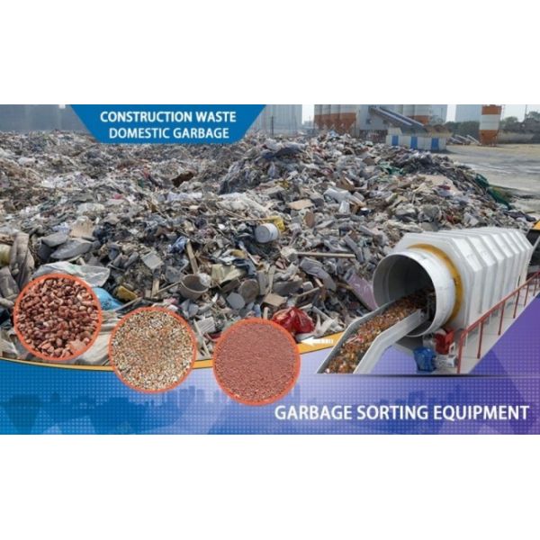 Construction Demolition Separation Machine Automatic Garbage Recycling Waste Sorting Plant Line System