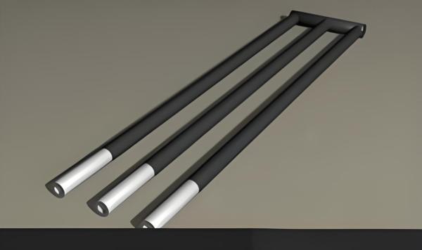 W Type SiC Heating Elements 380V 400V Silicon Carbide Heater Customized