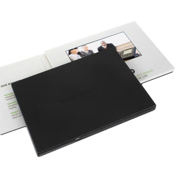 High Resolution LCD Video Folder with 5.0” Screen 1920 X 1080 Pixels Resolution CMYK Printing