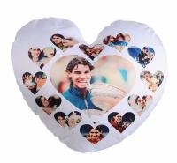 Sublimation Heart Pillow Peach Skin Polyester Sublimation Cushion Cover Blanks