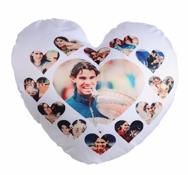 Sublimation Heart Pillow Peach Skin Polyester Sublimation Cushion Cover Blanks