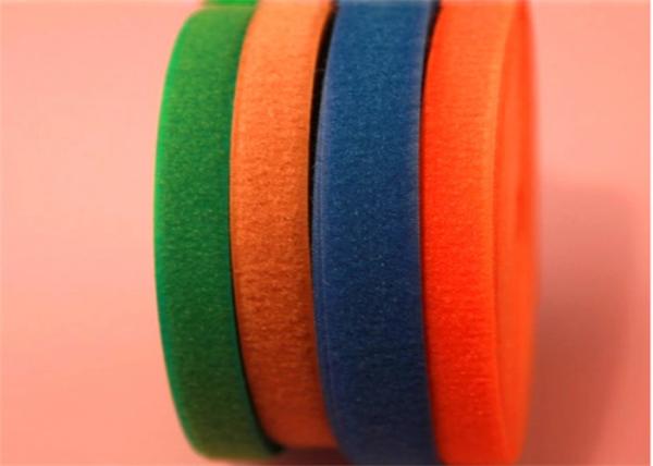 Grade 100% Nylon Velcro Elastic Hook And Loop Strap For Label Printing Garment Accessory