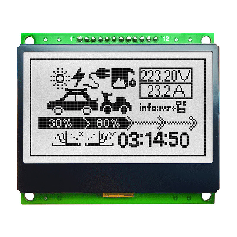дисплей модуля FSTN LCD УДАРА 128X64 графический с отрицательным напряжением тока