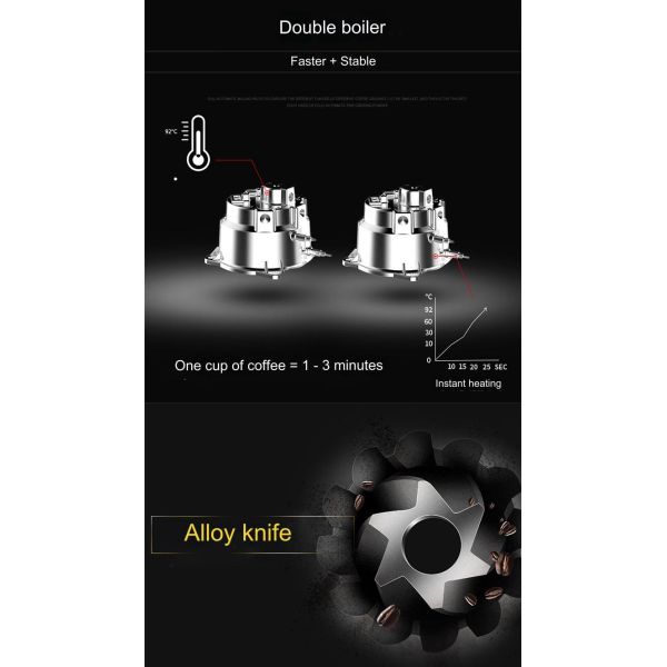 Commercial Usage Fully Automatic Smart Touch Screen Espresso Coffee Machine 2023 Model