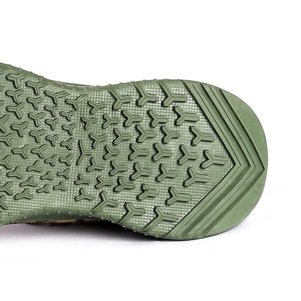 Mesh Fabric/PU Rubber Outdoor Shoes Lace-up Nubuck Cow Leather Oxford Fabric Closure Upper Material