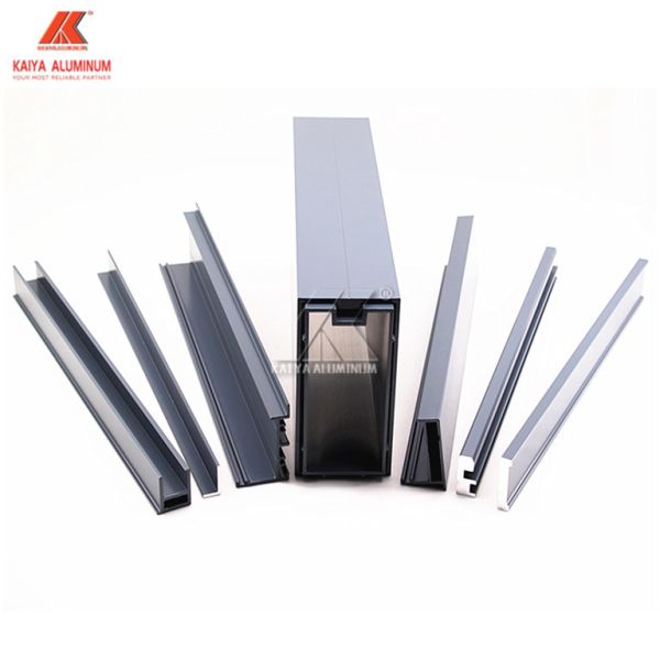 Профиль двери штранг-прессования 6063 T5 алюминиевый для строительной конструкции