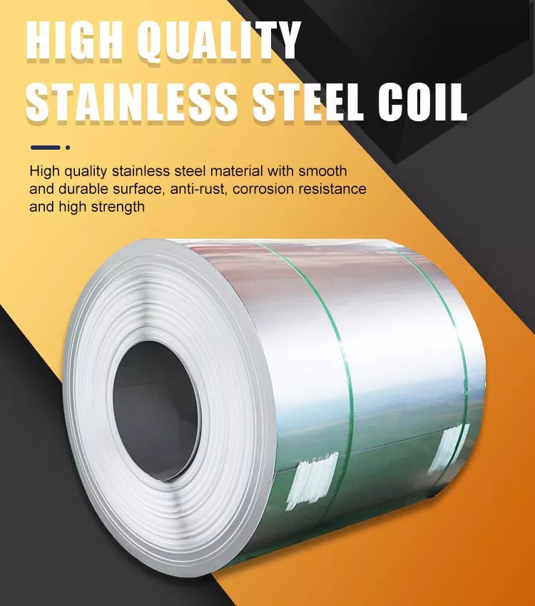 DIN Cold Rolled Stainless Steel Coil Strip Anti Corrosion Thickened