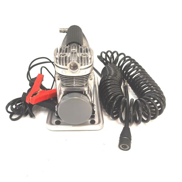 Metal Car Air Compressor Crocodile Clip Single Cylinder Digital Display Car Inflation Air Pump