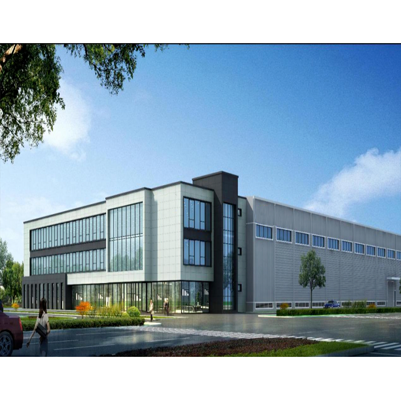 Q355 Welded Modern Prefabricated Steel Frame Building Prefab Workshop Anti Wind
