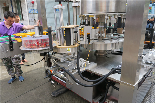 CE Rotary Sticker Labeling Machine Single Full Automatic Bottle Winged