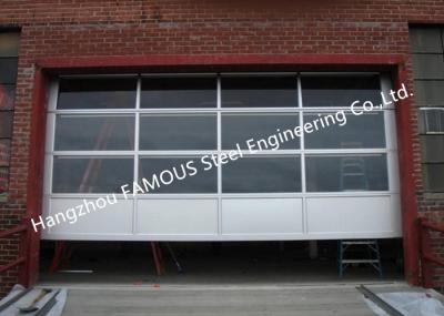 Motorized Aluminum Insulated Tempered Glass Full View Overhead Garage Door