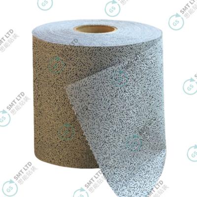 Blue Bark Pattern Absorbent Paper Industrial Wipe 25*38cm 70g Large Roll Paper with 500 Sheets per Roll