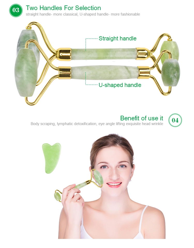 Baijiacui Stone Jade Rollers Slimming Face Roller