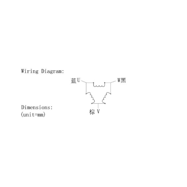 Nema 42 110mm High Performance Hybrid Stepper Motor 1.8 Step Angle 4 Lead Wire 9V 8A