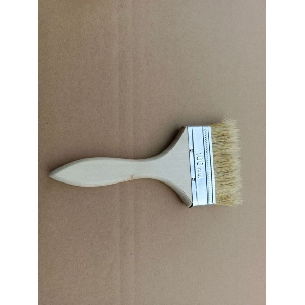 Simple Style Factoy Wooden Handle Paint Brush with Pure Bristle Support Customization