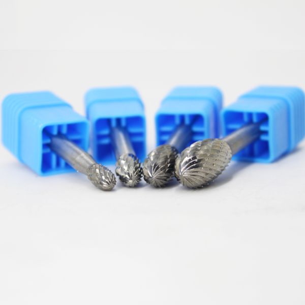 Manufacturer Hot Selling All Type Ready to Ship E Oval Shape 6-inch Long  Double Cut Tungsten Steel Solid Cemented Carbide Burrs