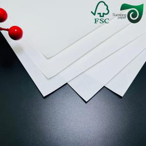Premium Food Grade Bleached Wrapping Board High Stiffness Single Side Coated For