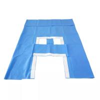 Cardiovasculares cirúrgicos do único uso drapejam o tamanho branco 250*340cm da cor estéril