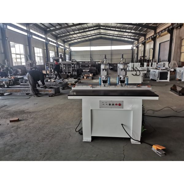 Max. Drilling Diameter 50mm Cabinet Double Two Heads Wooden Door Hinge Boring Machine