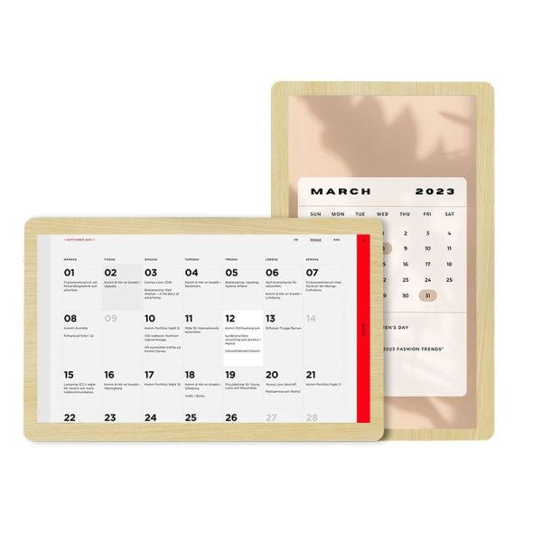 Qtenboard Digital Calendar Display with FHD Screen, Android 11 OS, and Wall Mounted Design for Offices and Schools