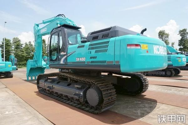 1.9m3 Bucket KobelcoSK460 Second Hand Excavator Machine 46400 Kg Weight