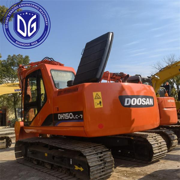 DH150LC Used Doosan 15 Ton Excavator Used Hydraulic Diggers