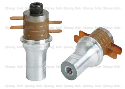 Tipo transdutor piezoelétrico ultrassônico da flange do chifre do reverso, transdutor ultrassônico de selagem do poder superior