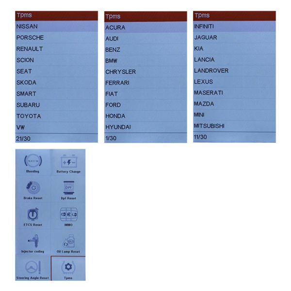 CReader 9081 ABS, sistemas de SRS lanza el aceite en línea de la actualización de las funciones completas OBD2 de CReader 9081 del escáner de DIY, EPB, BMS, SAS, DPF, TPMS