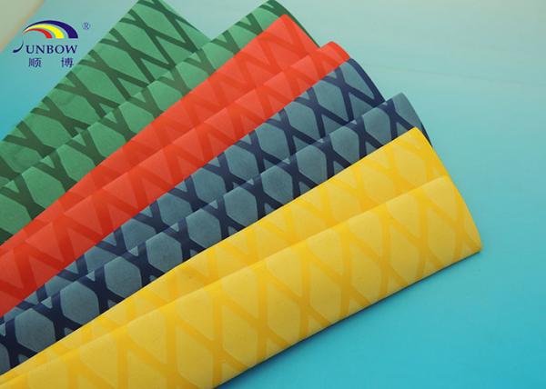 RoHS Compliant X Printed Diamond Polyolefin Heat Shrink Tubing , heat shrink insulation sleeving