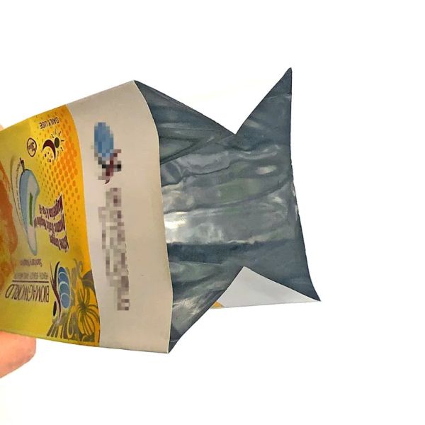 Gusseted Design Custom Food Pouch Packaging Neat Appearance and More Space with Laminated Material