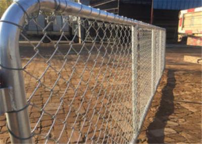 Galvanized Steel 42 In Width X 72 In Height Garden Chain Link Gate