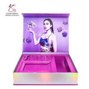 Boîte de papier de empaquetage cosmétique de largeur de Flip Top 14cm pour l