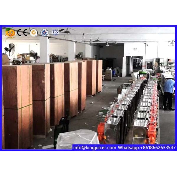 4 Wheel Fiberglass Commercial Cold Pressed Juicer Machine For Zummo Mobile Juice Bar