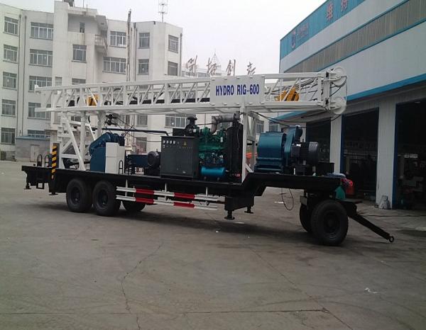 24 T 380Volt BZT600 Water Well Drilling Equipment / Rotary Drilling Rig