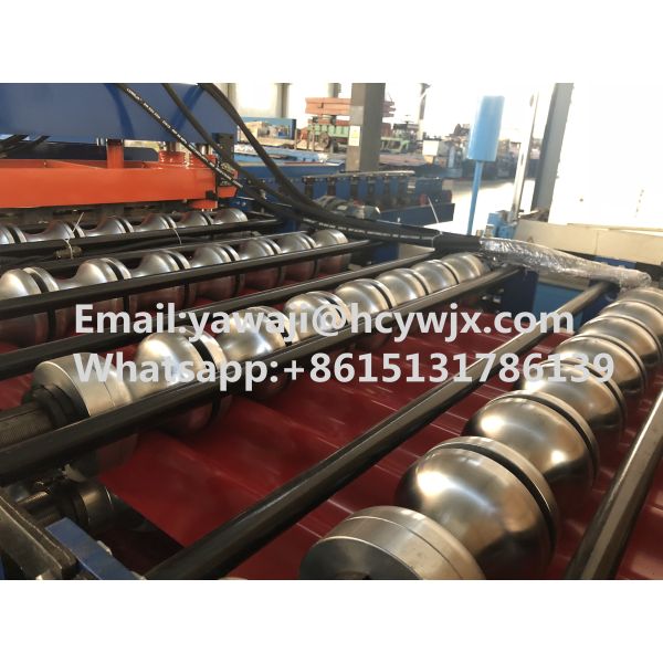 Máquina de moldeado de rodillos de cubierta de doble cubierta