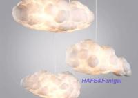 Lampe à pendentif de nuage blanc moderne Lampe à nuage flottante