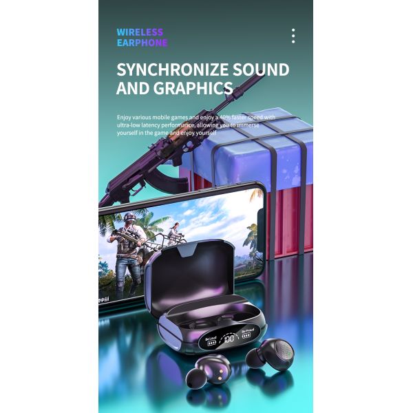 Sport Bass Voice Noise Cancelling HIFI Earphone Wireless Stereo Headset для всех телефонов