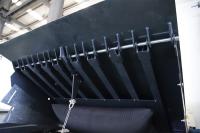 Plataforma de aço fino ecológica Airbag Dock Leveler Operação durável