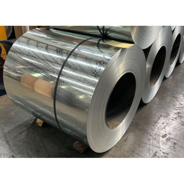 Материал горячего погружения стальной конструкции G550 SGC570 Оцинкованная стальная резьбовая катушка Full Hard