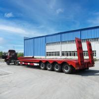 Caravanes à basse capacité de 80 tonnes FGN avec système de freinage Wabco et pont de chargement 596 x 3